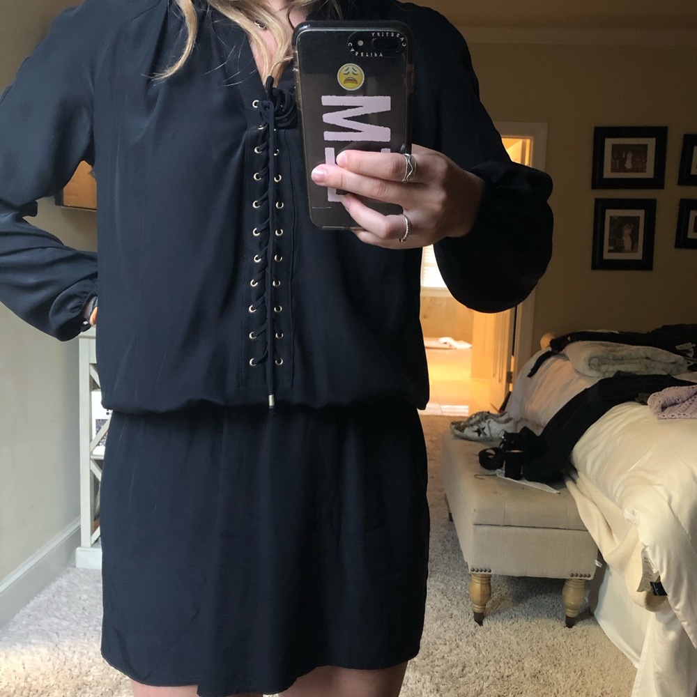 Lace-up Dress